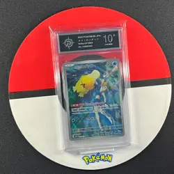 Pokemon Japanese Card SV9a-071/063 AR Misty's Psyduck Grade10 - Image 1
