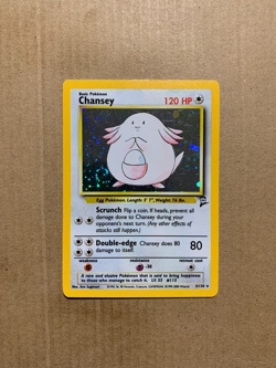 Chansey 3/130 Base Set 2 - Holo Pokemon Card - NM - Image 1