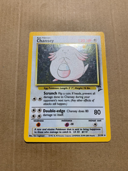 Chansey 3/130 Base Set 2 - Holo Pokemon Card - NM - Image 2