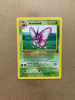 Venomoth 29/64 Jungle Set - Non-Holo Rare Pokemon Card - HP - Image 1