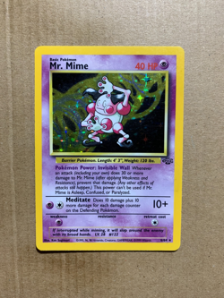 Mr. Mime 6/64 Jungle Set - Holo Pokemon Card - EXCELLENT - Image 1