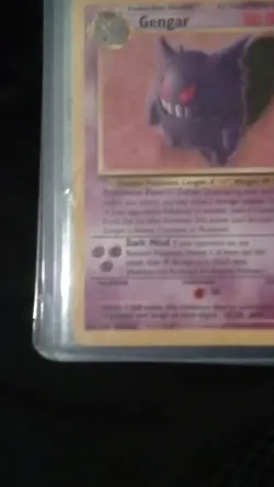 Gengar Fossil 20/62 Rare Regular Stage 2 80 HP Pokemon TCG Card English - Image 1