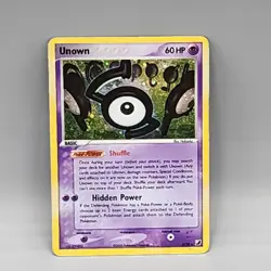 Pokemon TCG Unown [S] Holo Card 5/28 Unseen Forces 2005 LP - Image 1
