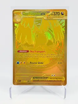 Pokemon Mega Dragonite EX Gold Secret Rare Full Art Foil Card 295/217 ASCEN NMT - Image 1