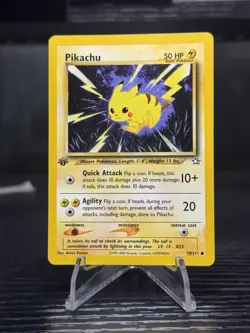 Pokemon Card - Pikachu 70/111 Neo Genesis - 1st Edition - LP - Image 1