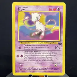 Mew 8 Wizards of the Coast Black Star Promo Pokemon Card - Image 1