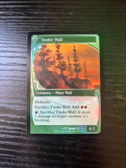 MTG Magic the Gathering Tinder Wall (215) Mystery Booster 2 (Foil) - Image 2