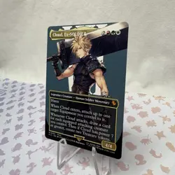 Cloud Ex-SOLDIER 0202 Borderless Regular Final Fantasy Magic The Gathering - Image 2