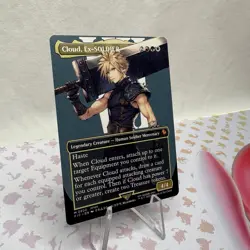 Cloud Ex-SOLDIER 0202 Borderless Regular Final Fantasy Magic The Gathering - Image 3