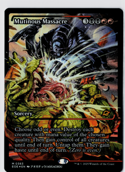 Mutinous Massacre (Showcase) Edge of Eternities 363 NM MTG - Image 1