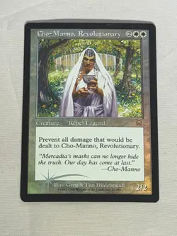 MTG FOIL Cho-Manno, Revolutionary Mercadian Masques Magic the Gathering - Image 1