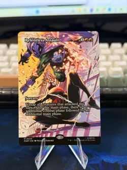 Magic: The Gathering Relentless Assault Sorcery Marvel Borderless Spider-Man My… - Image 1