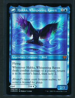 Alrund God of the Cosmos Hakka Whispering Raven MTG Magic 2021 Kaldheim - NM - Image 2