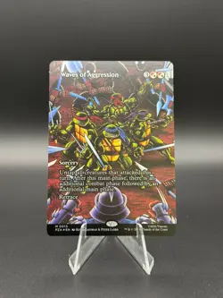 MTG TMT - Waves of Aggression (Borderless Foil) - 0013 - Mythic - Image 1