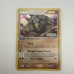 2006 Pokemon EX Legend Maker Golem-Reverse Foil #6/92 - Image 1
