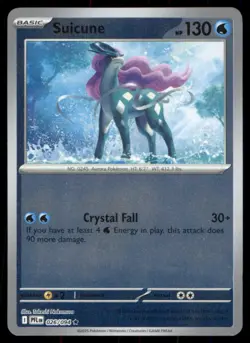 Me02: Phantasmal Flames Pokemon TCG Suicune Reverse Holo - Image 1