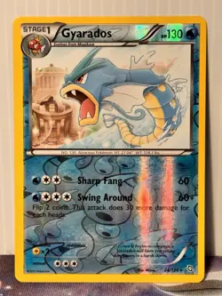 Pokemon 2012 Gyarados 24/124 Dragons Exalted Reverse Holo - Image 1
