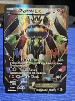 Zygarde EX 54a/124 Fates Collide Alternate Full Art Promo NM Near Mint Pokemon - Image 1