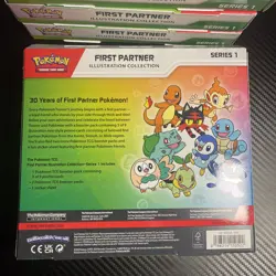 5 Pokemon First Partner Illustration Collection Series 1 - FACTORY SEALED - Image 3