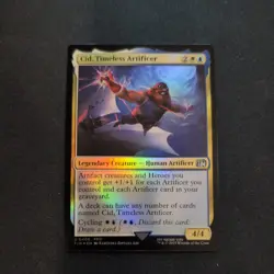 Magic The Gathering FOIL Cid, Timeless Artificer 409 - FINAL FANTASY #409 - Image 1