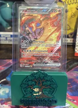 Pokemon TCG: Team Rocket’s Moltres Ex SIR 229/182 Destined Rivals NEAR MINT - Image 1