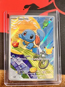Pokemon Squirtle MEP 039 First Partner Illustration Rare Promo 30th Anniversary - Image 3