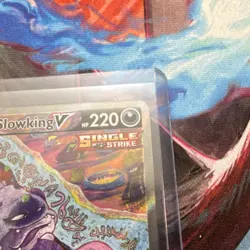 Pokemon TCG Galarian Slowking V Full Art Holo Ultra Rare 179/198 Chilling Reign - Image 3