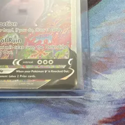 Pokemon TCG Galarian Slowking V Full Art Holo Ultra Rare 179/198 Chilling Reign - Image 4