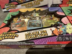 2 Pokemon Mega Evolution Ascended Heroes Poster & 2 Pin Collection Sealed Box’s - Image 5