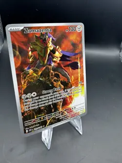 Pokemon Zamazenta 201/182 ⭐ Sv10: Destined Rivals Illustration Rare Holo - Image 3