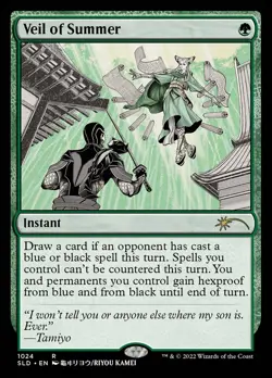 Veil of Summer - MTG Secret Lair Kamigawa: The Manga - Commander EDH NM x1 - Image 1