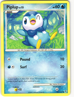 Piplup Common Pokemon TCG Supreme Victors 121/147 - Image 1