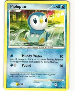 Piplup Common Pokemon TCG Platinum 85/127 LP - Image 1