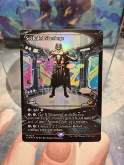 M 0366 Secluded Starforge Foil Japan SHOWCASE Edge of Eternities Card BORDERLESS - Image 2