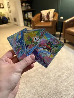 Pokemon 2026 First Partners Illustration Collection Promo Alola Starters - Image 1