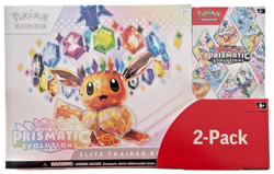Pokemon TCG Prismatic Evolutions Eevee 2-Pack Costco Bundle New/Sealed - Image 1