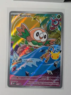 Pokemon TCG - Rowlet - First Partner Illustration Promo 043 30th Anniversary - Image 1