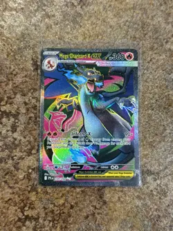 Pokemon Mega Charizard X ex Ultra Rare Full Art Holo 109/094 Phantasmal Flames - Image 2