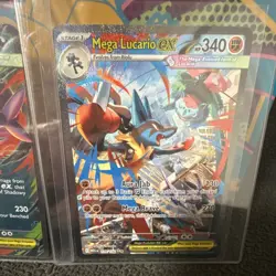 Pokemon XY Phantom Forces Mega Lucario EX, Mega Gengar EX English Holo Lot - Image 1