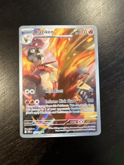 Pokemon TCG - Blaziken - Illustration Rare SV10: Destined Rivals 192/182 NM [A] - Image 1
