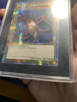 YuGiOh! Red Eyes B. Dragon QCDR LC01-EN006 Att Error Italian SGC 10 Gem Mint - Image 4