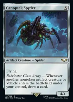 MTG - CANOPTEK SPYDER - Warhammer 40K Commander (R) - Image 1