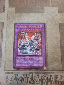 YUGIOH CHIMERATECH OVERDRAGON GLD1-EN029 GOLD LIMITED ED VLP BAD PRINT - Image 1