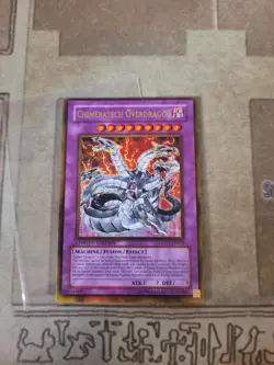 YUGIOH CHIMERATECH OVERDRAGON GLD1-EN029 GOLD LIMITED ED VLP BAD PRINT - Image 2