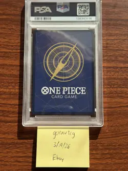 2022 One Piece OP01 Manga Alternate Art #120 Shanks PSA 10 GEM MINT - Image 2