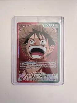 Monkey D. Luffy Alt Art OP13-001 L Carrying on His Will Japanese One Piece - Image 1