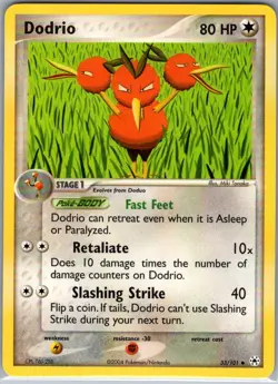 Dodrio 33/101 Non Holo Hidden Legends - Pokemon Card - NM - Image 1