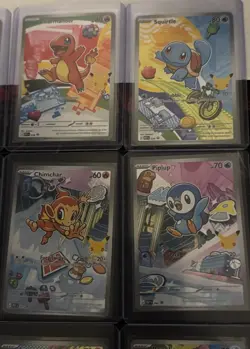 Pokemon First Partner Illustration 30th Ann. Complete Promo Set 9 Cards NM/MINT - Image 4