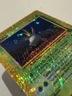 Pokemon TCG Oddish Jungle Set Prism Holo Golden Sticker Card - Image 3