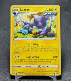 Luxray Regular Rare Lightning 2023 Crown Zenith Pokemon TCG Card 043/159 - Image 1